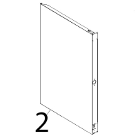 Fianco SX inox Unox XBC 804
