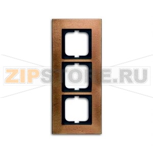 Рамка трехместная, бронза ABB 33317.17 