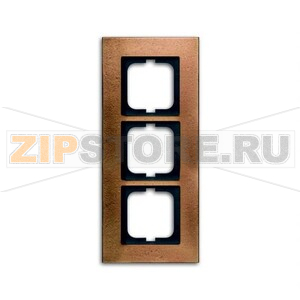 Рамка трехместная, бронза ABB 33317.17 