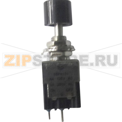 Кнопка 250 В/AC, 3 А, 1 x вкл/выкл, с фиксацией, 1 шт TRU Components TC-PA101A1BK 