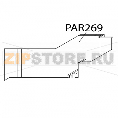 Rear panel Gierre LIEV 12 Rear panel Gierre LIEV 12Запчасть на деталировке под номером: PAR269