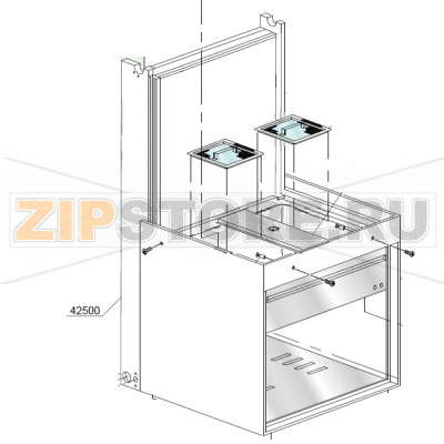 Left guide rail support DIHR HT 11 Left guide rail support DIHR HT 11Запчасть на деталировке под номером: 42500Название запчасти на английском языке: Left guide rail support DIHR HT 11