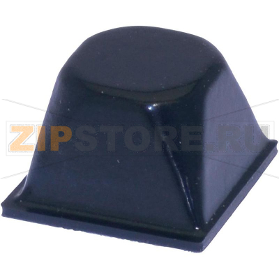 Ножка приборная 20.5х13.2 мм, клейкая, черная, 1 шт Toolcraft PD3206SW 