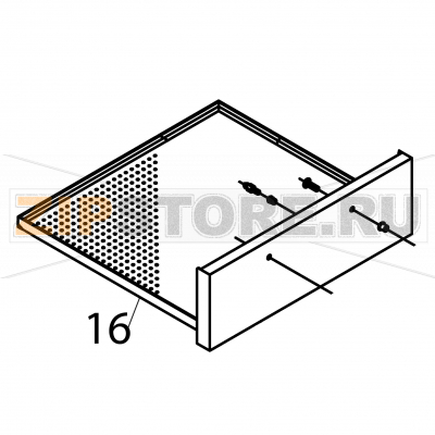 Complete pick up upper panel Fagor FI-2700I Complete pick up upper panel Fagor FI-2700IЗапчасть на деталировке под номером: 16Название запчасти Fagor на английском языке: Complete pick up upper panel FI-2700I.