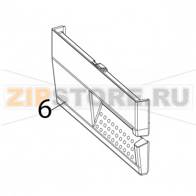 Front cover Intermec PX4i Front cover Intermec PX4iЗапчасть на деталировке под номером: 6Название запчасти на английском языке: Front cover Intermec PX4i.
