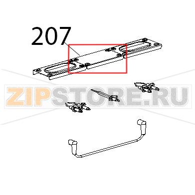 Scudo intermedio inox Unox XBC 815G Scudo intermedio inox Unox XBC 815GЗапчасть на деталировке под номером: 207