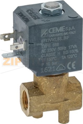 СОЛЕН. КЛАПАН CEME 2-ХОДОВОЙ Ø1/4&quot;F 230В 