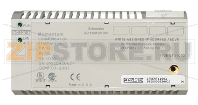 Адаптер коммуникационный, Ethernet Schneider Electric 170ENT11001 