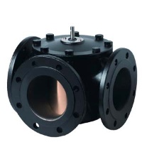 VBF21.100 - 3-ходовые поворотные клапаны, фланцевые, PN6, DN100, kvs 160 Siemens VBF21.100