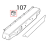 Piedino 35x35, H26, plastica and gomma grigio Unox XFT 110