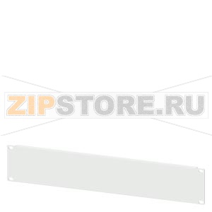 SIVACON, cover, for 19&quot; frame, 2 HU, RAL7035 Siemens 8MF1000-2AB02 