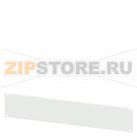 SIVACON, cover, for 19" frame, 2 HU, RAL7035 Siemens 8MF1000-2AB02
