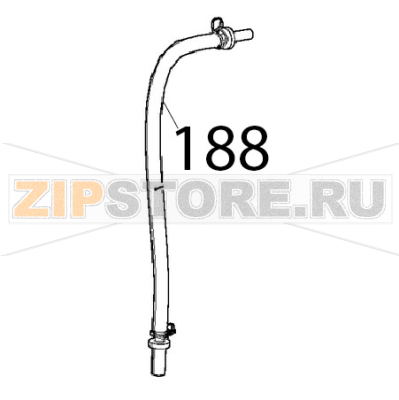 Tubo PVC Ø: 9x6, L250 mm Unox XBC 615EG Tubo PVC Ø: 9x6, L250 mm Unox XBC 615EGЗапчасть на деталировке под номером: 188