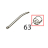 Cable band ALT-096S T-100 Toshiba TEC B-SX5T-TS12/22-QP