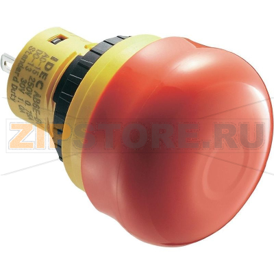 Кнопка аварийной остановки 250 В/AC, 3 А, IP65, 1 шт IDECB6E-3BV02PRH 