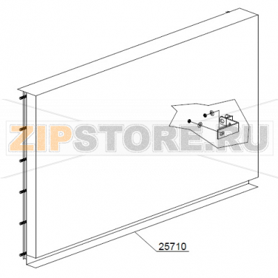 Upper door DIHR LP3 S Plus  Upper door DIHR LP3 S Plus Запчасть на деталировке под номером: 25710Название запчасти на английском языке: Upper door DIHR LP3 S Plus 