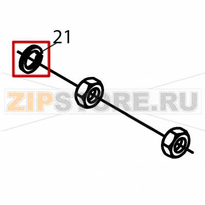Spring washer A-6 Fagor FI-2700I Spring washer A-6 Fagor FI-2700IЗапчасть на деталировке под номером: 21Название запчасти Fagor на английском языке: Spring washer A-6 FI-2700I.