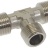 Т-ОБРАЗНЫЙ НИКЕЛИРОВАННЫЙ ФИТИНГ Ø 3/8"M-3/8"M-3/8"M - Т-ОБРАЗНЫЙ НИКЕЛИРОВАННЫЙ ФИТИНГ Ø 3/8"M-3/8"M-3/8"M
