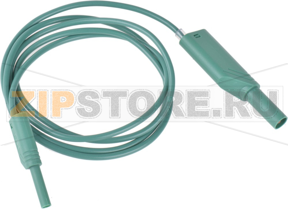 Провод испытательный 1 м, 10 A, 1000 В/AC/DC, зеленый Hirschmann 975163104 