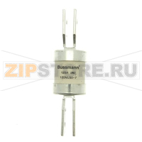 Предохранитель энергосистем, 125 A, AC 415 В, 80 кА, BS88/J, 31x110 мм, gU, BS, 82 мм Eaton 125AMP