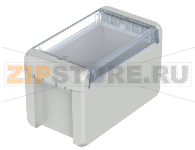 Корпус, 151x80x90 мм, поликарбонат UL 94 V0, прозрачная крышка Bopla B 140809 PC-V0-G 7035 