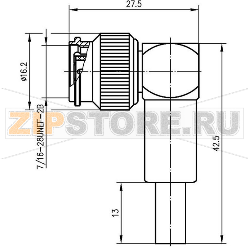 Разъем TNC, 50 Ом, 1 шт Telegärtner J01010A0019 