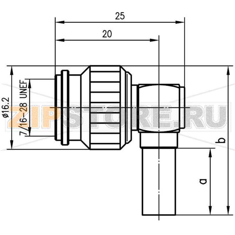 Разъем TNC, 50 Ом, 1 шт Telegärtner J01010A0005 