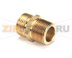 BRASS HOSE CONN W/SHOULDER 