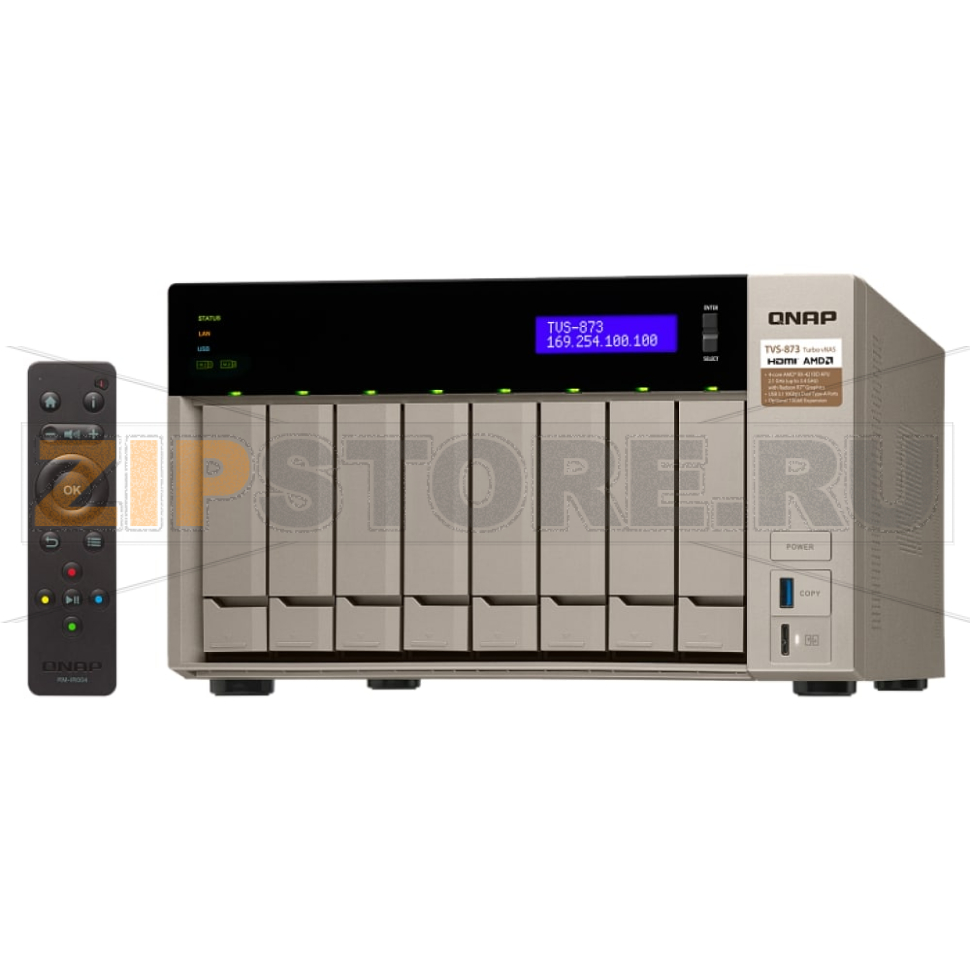Накопитель сетевой QNAP TVS-873 