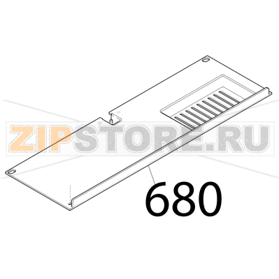 Protezione inferiore SV Sirman Mirra 300 Protezione inferiore SV Sirman Mirra 300Запчасть на деталировке под номером: 680