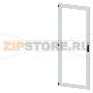 SIVACON, door, left, inspection window, IP55, H: 2200 mm, W: 800 mm, RAL 7035, Protection class 1 Siemens 8MF1280-2UT15-0BE2 