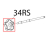 Manopola tir. par. M8, 5 lobi rosso Sirman Palladio 350