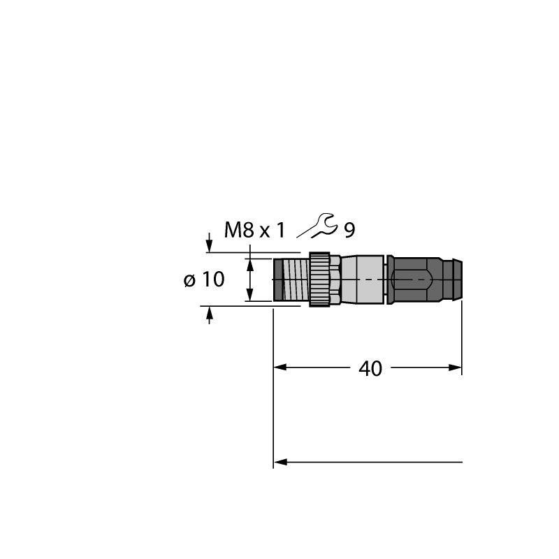 Кабель Ethernet Turck PSGS4M-4414-0.5M 