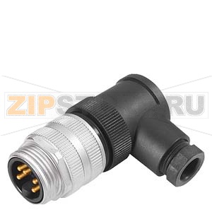 КОННЕКТОР ДЛЯ 7/8 ДЛЯ 24V, SWITCHED И UNSWITCHED ВИНТОВЫЕ КЛЕММЫ, 2.5MM2 ANGLED MALE Siemens 3RK1902-3BA00 