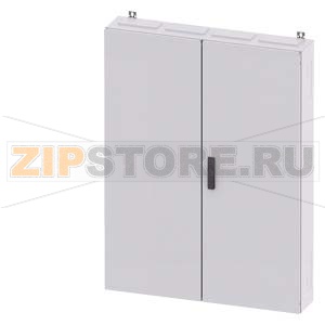ALPHA 400, wall-mounted cabinet, IP55, Protection class 1, H: 1400 mm, W: 1050 mm, T: 210 mm, RAL 9016 Siemens 8GK1123-7KA42 