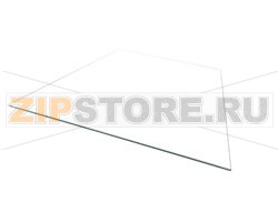 GRHD SINGLE GLASS END W/EDGING 