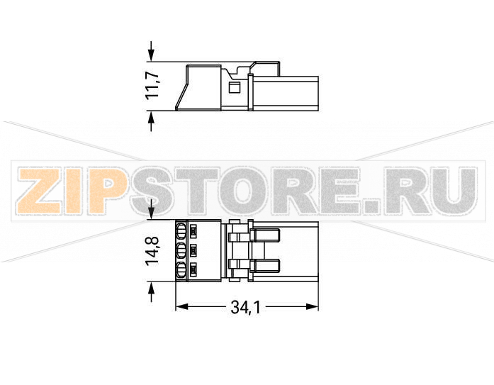 Штекер; 3-пол.; 1,50 mm; серые Wago 890-253/060-000 Protected against mismating and maintenance-freePush-in CAGE CLAMP® spring pressure connection technology allows solid conductors to be simply pushed into a unit.Low profile with 4.4 mm pole spacingComponents can be clearly printed on and color-coded to meet custom requirements.When assembled, the installation connectors comply with IP40 and are suitable for easily accessible areas....