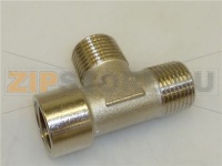 RACCORDO T ø 1/2F-1/2M-1/2M NICHEL
