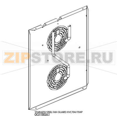 Stainless steel fan guard Unox XVC 704 Stainless steel fan guard Unox XVC 704Запчасть на деталировке под номером: 5Название запчасти на английском языке: Stainless steel fan guard Unox XVC 704