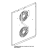 Stainless steel fan guard Unox XVC 704