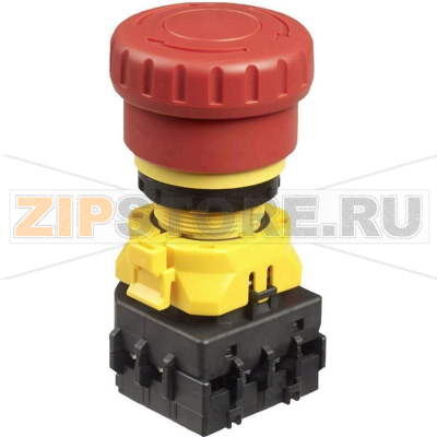 Кнопка аварийной остановки 240 В/AC, 3 А, IP65, 1 шт APEM A02ESH3B102IX0 