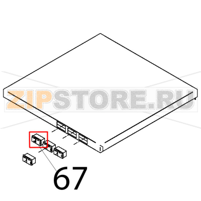 Pulsante on-off domino Teikos TS601 Pulsante on-off domino Teikos TS601Запчасть на деталировке под номером: 67