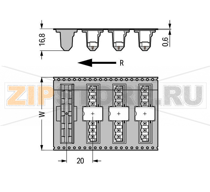 MCS MIDI Classic Вилка под пайку THR; 1.2 x 1.2 mm solder pin; прямые; упаковка в ленте на бобине; Шаг контактов 5 мм; 10-пол.; черные Wago 231-170/001-000/105-604/997-409 Вилки для пайки оплавлением припоя для поверхностного монтажаДоступны в ленте на бобине для автоматической сборкиТакже доступны в оптовой упаковке для ручной сборки.Вилки могут монтироваться горизонтально или вертикальноВозможны варианты кодировки...