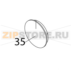Plug button ø88.9 Bear Varimixer AR80 VL-1S Plug button ø88.9 Bear Varimixer AR80 VL-1SЗапчасть на деталировке под номером: 35