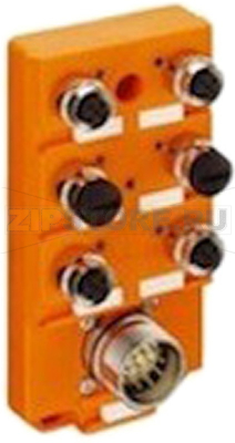 Датчик M12, 5 каналов, 6 портов Hirschmann ASBS 6/LED 5-4 