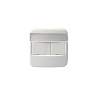 Накладка для розетки, белая ABB 2TKA000604G1