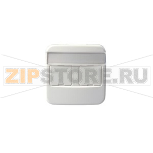 Накладка для розетки, белая ABB 2TKA000604G1 