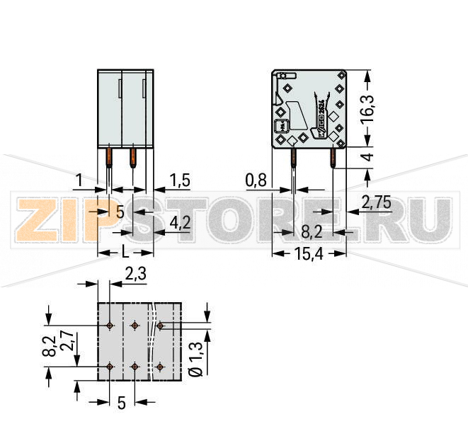 Клемма на печатную плату; 4 mm; Шаг контактов 5 мм; 11-пол.; Push-in CAGE CLAMP®; 4,00 mm; серые Wago 2624-3111 Клеммные?колодки?с?зажимами?Push-in CAGE CLAMP®,?приводимыми?в?действие?при?помощи?нажимных?кнопокЗажим одножильных проводников и тонкожильных проводников с наконечниками путем вставкиНажимные кнопки, открывающие зажим с минимальными усилиями, для простого подключения / извлечения тонкопроволочных проводниковУдобный монтаж без использования инструментовИсполнения с тестовыми разъемами и разделителями и без нихДоступны исполнения с индивидуальным внутренним объединением (заводская сборка), например, объединение с заземляющим проводом...