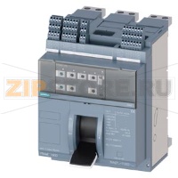 fixed-mounted molded case circuit breaker w. handle frame 1600; 4AUX and trip alarm switch S24; Icu "C" Icu=110kA @ 415V, 3-pole ETU360, LSIG, In=1600A rotary coding switch Ir=640...1600A Isd=1...10xIn, Ii=1.5...15xIn N conductor protec. adjustable opt. w