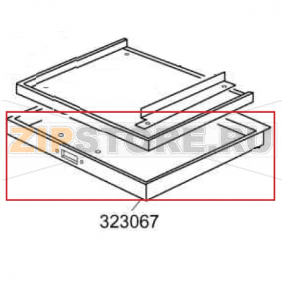 Frontale Portina Comenda LB 200 Frontale Portina Comenda LB 200Запчасть на сборочном чертеже под номером: 323067Название запчасти на итальянском языке: Frontale Portina Comenda LB 200